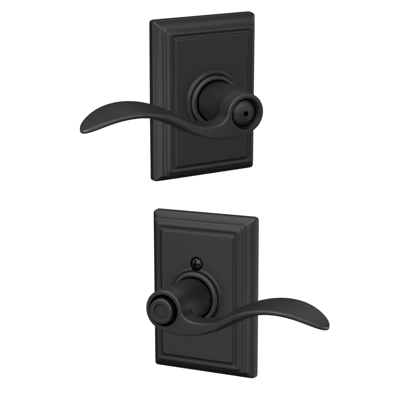 Accent Lever Bed & Bath Lock