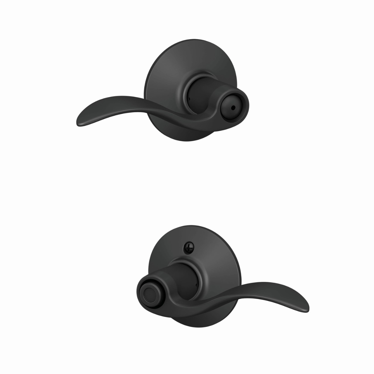 Serrure avec levier Accent pour chambre de bain et chambre à coucher