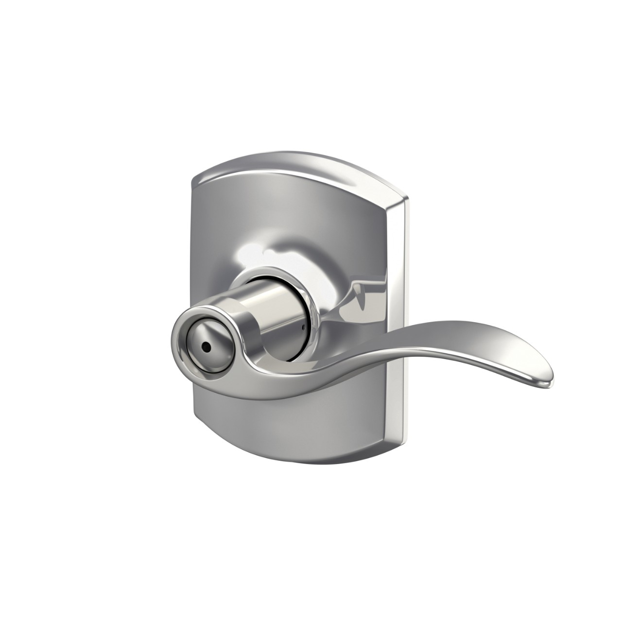 Accent Lever Bed & Bath Lock