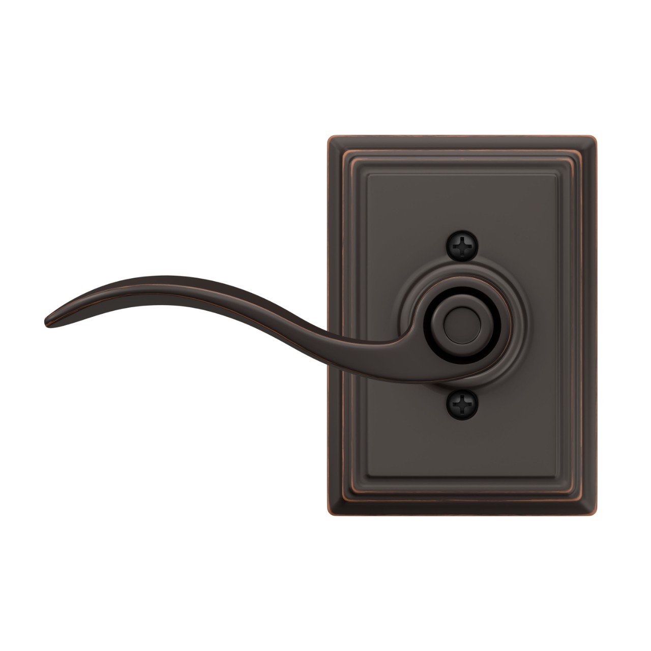 Accent Lever Bed & Bath Lock