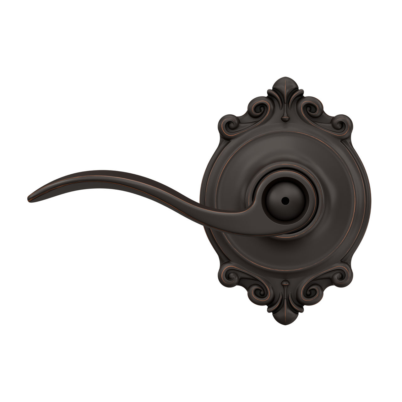 Accent Lever Bed & Bath Lock
