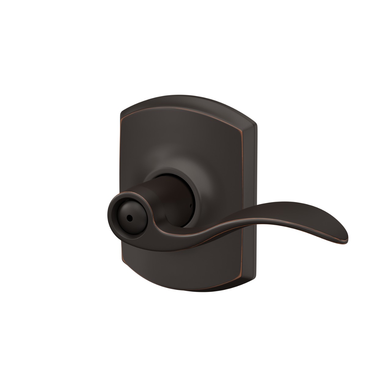 Accent Lever Bed & Bath Lock