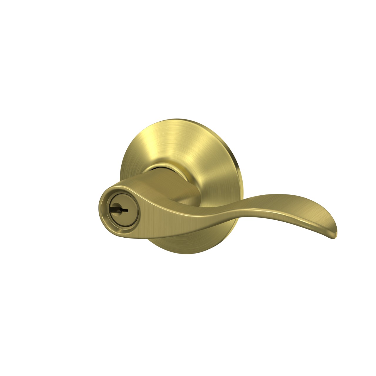 Serrure d’entrée à clé avec levier Accent