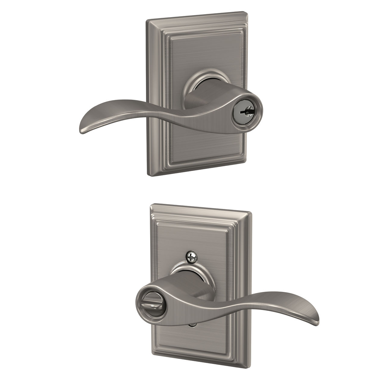 Accent Lever Keyed Entry Lock
