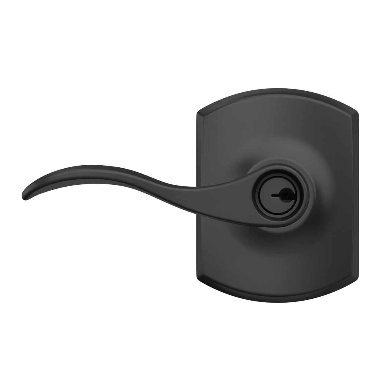 Accent Lever Keyed Entry Lock