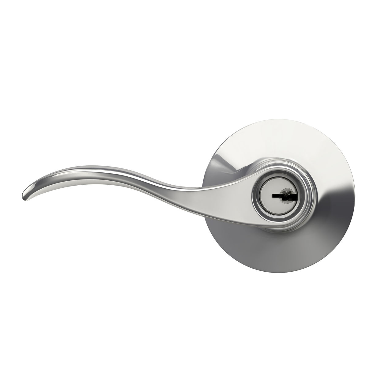 Serrure d’entrée à clé avec levier Accent