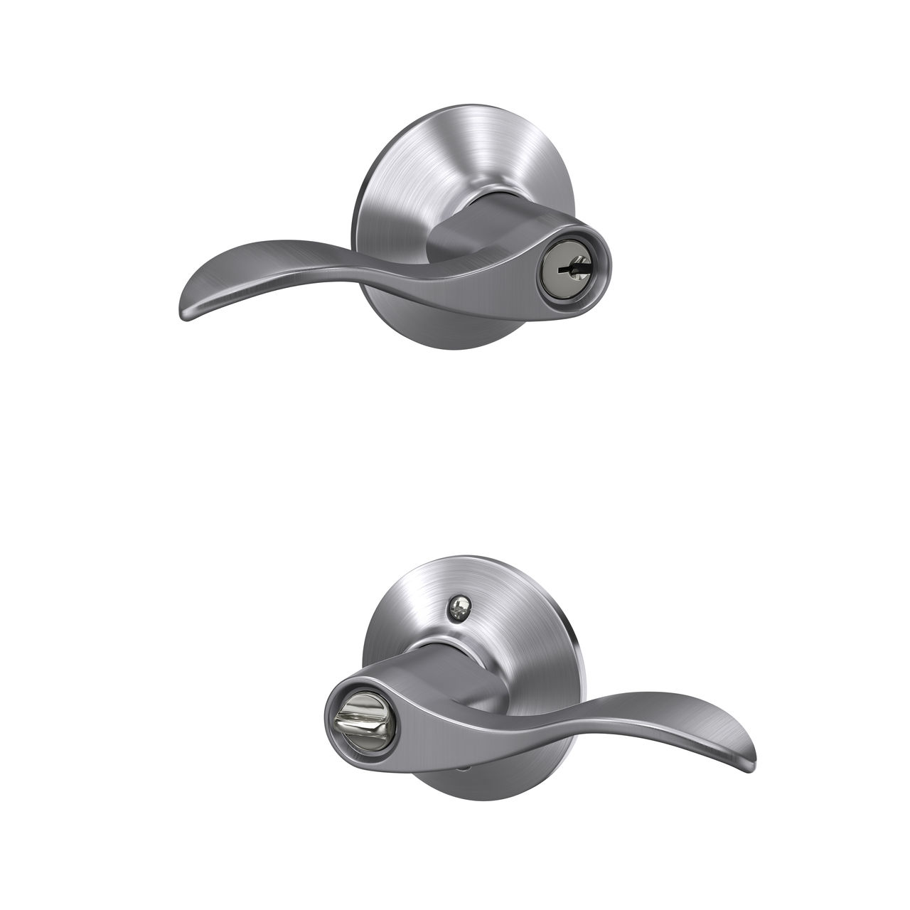 Serrure d’entrée à clé avec levier Accent