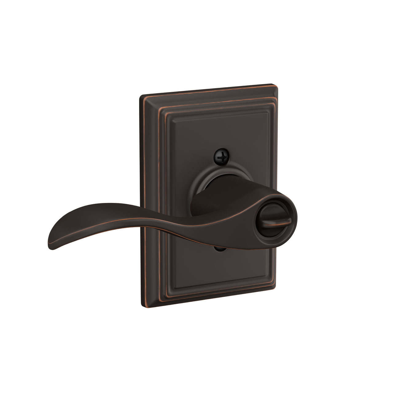 Accent Lever Keyed Entry Lock