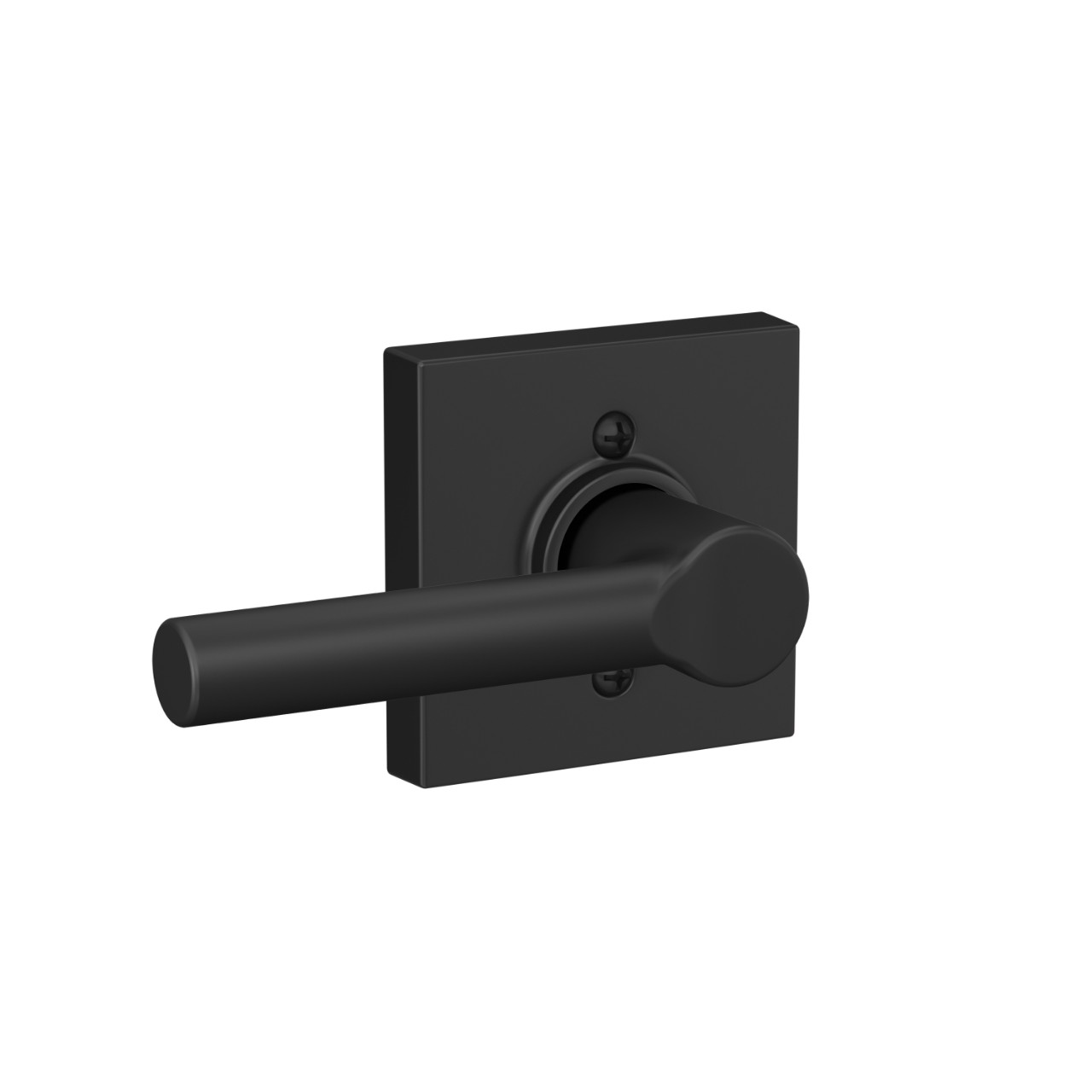Serrure avec levier Broadway et garniture Collins pour vestibule et garde-robe