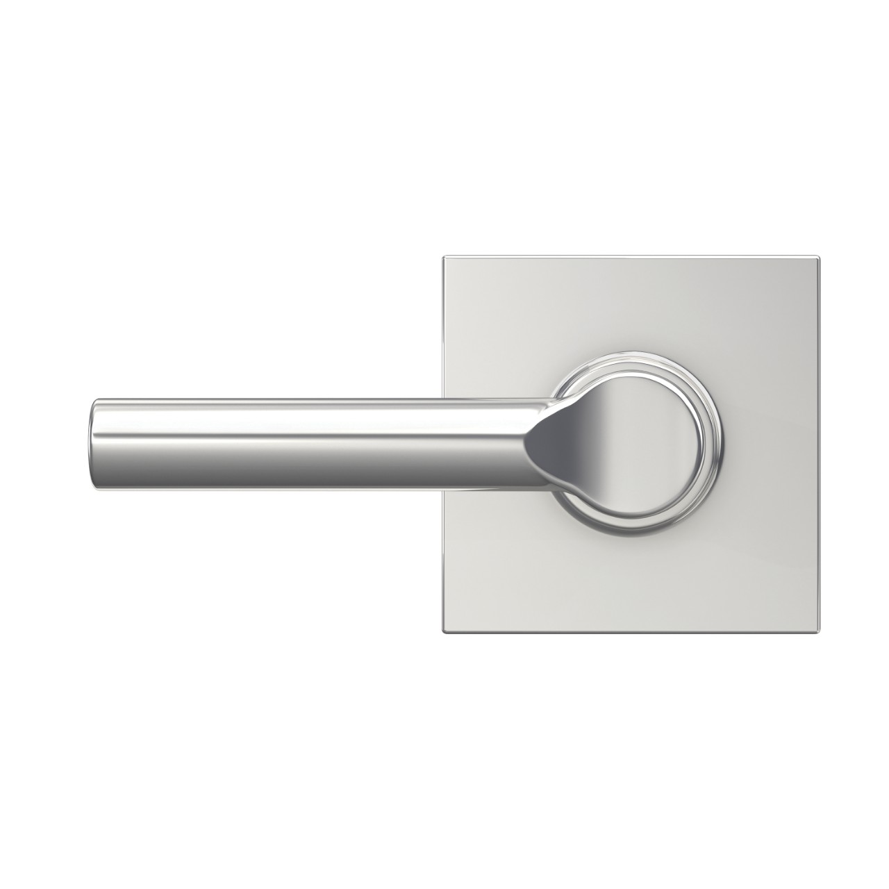 Serrure avec levier Broadway et garniture Collins pour vestibule et garde-robe