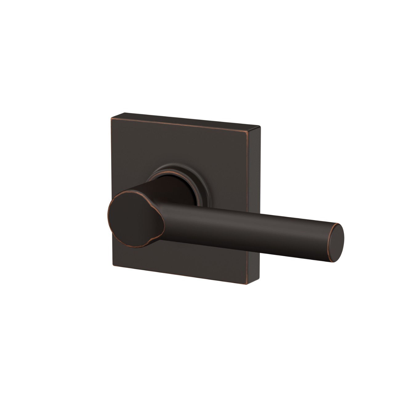 Serrure avec levier Broadway et garniture Collins pour vestibule et garde-robe