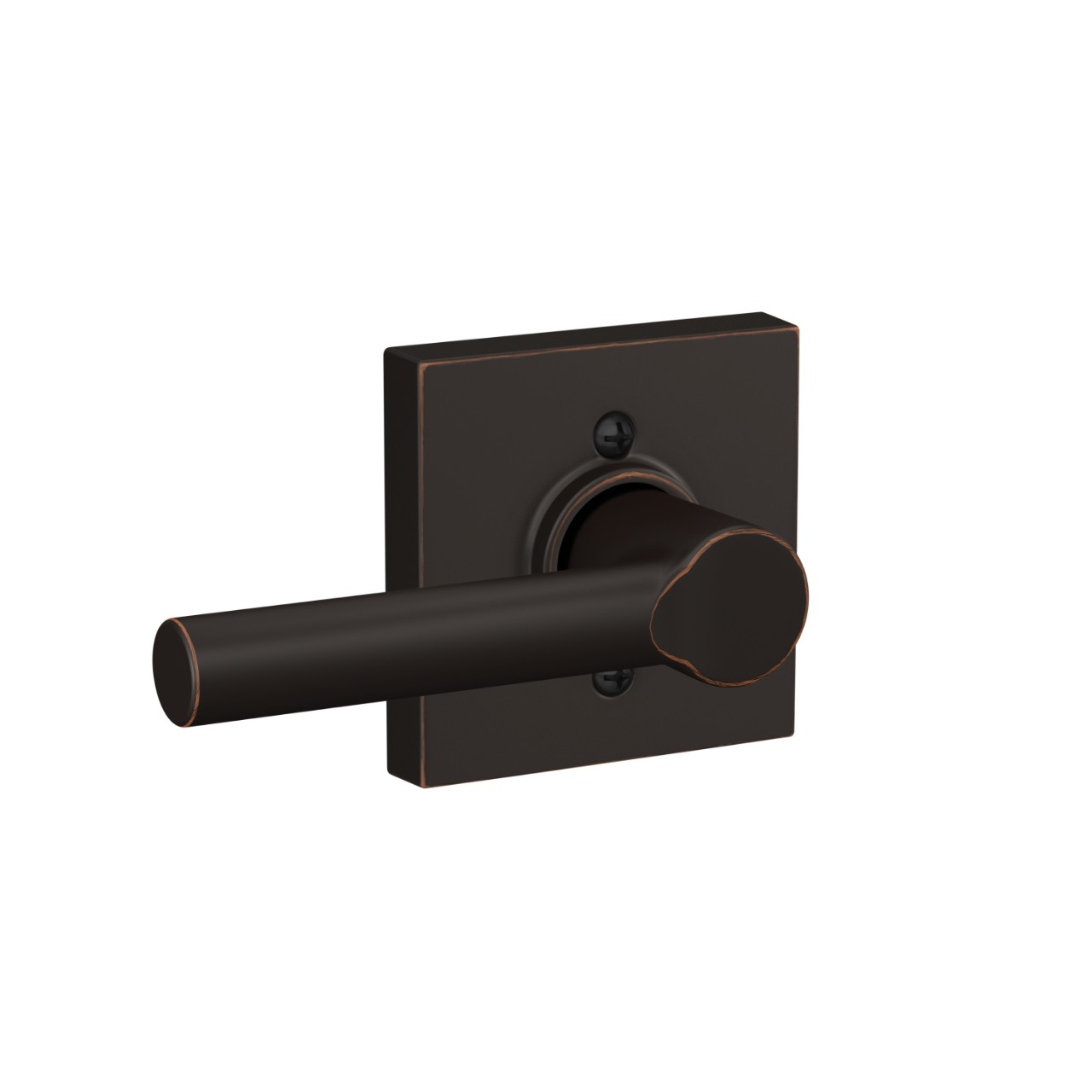 Serrure avec levier Broadway et garniture Collins pour vestibule et garde-robe
