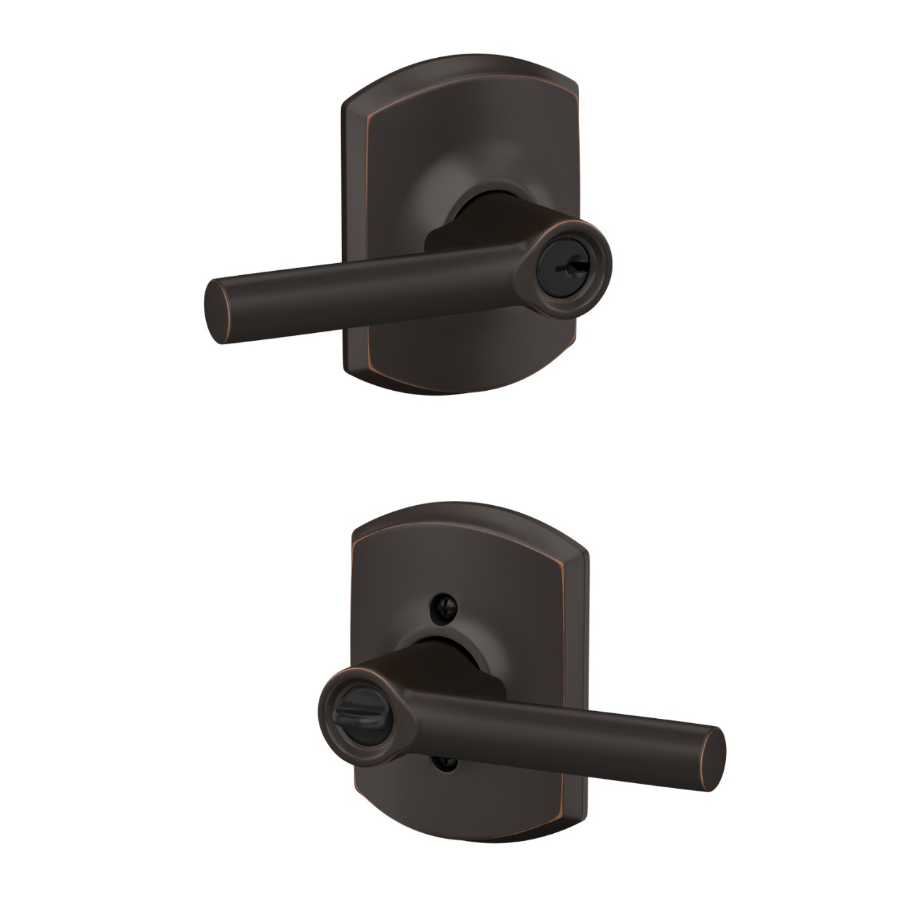 Broadway Lever Keyed Entry Lock