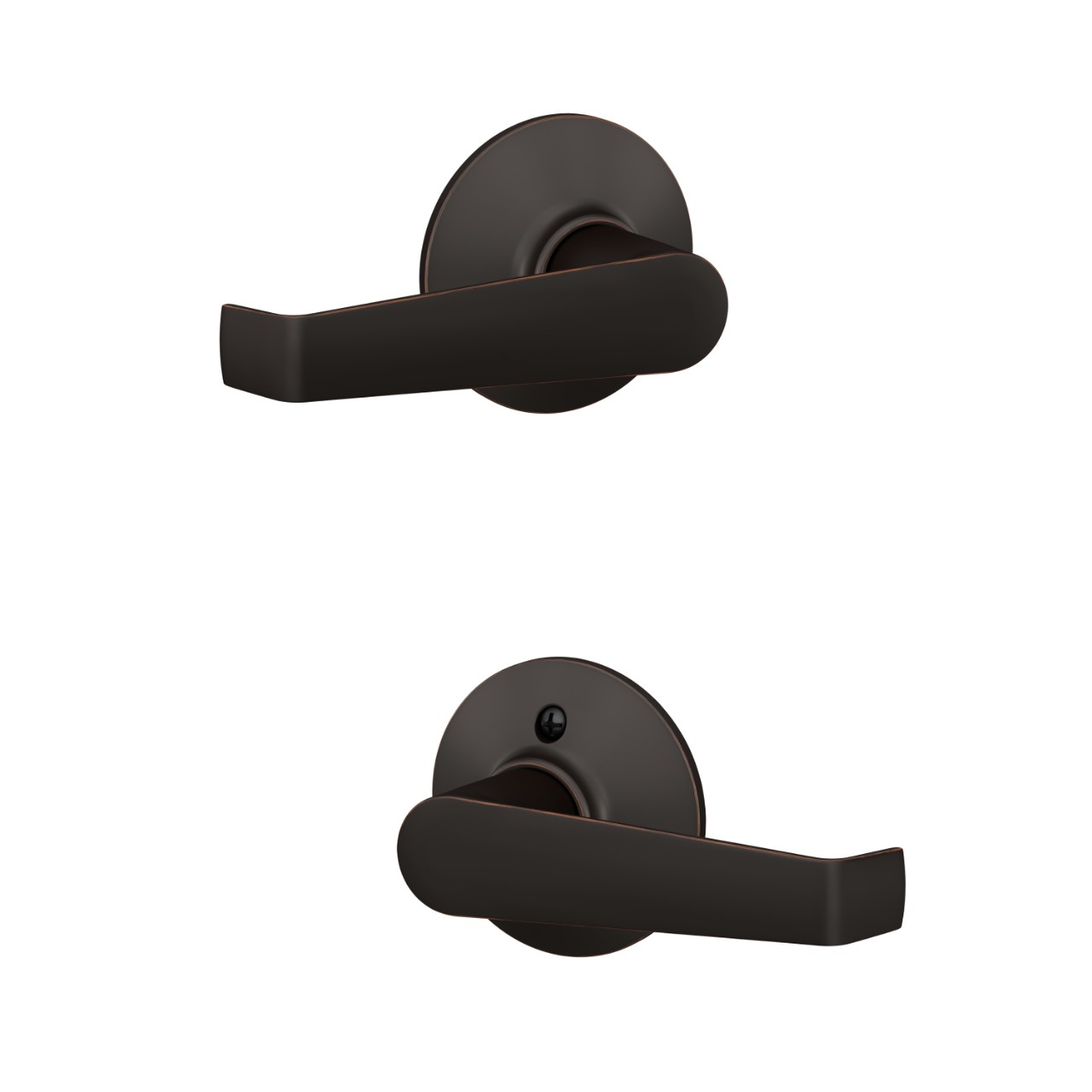 Serrure avec levier Elan pour vestibule et garde-robe