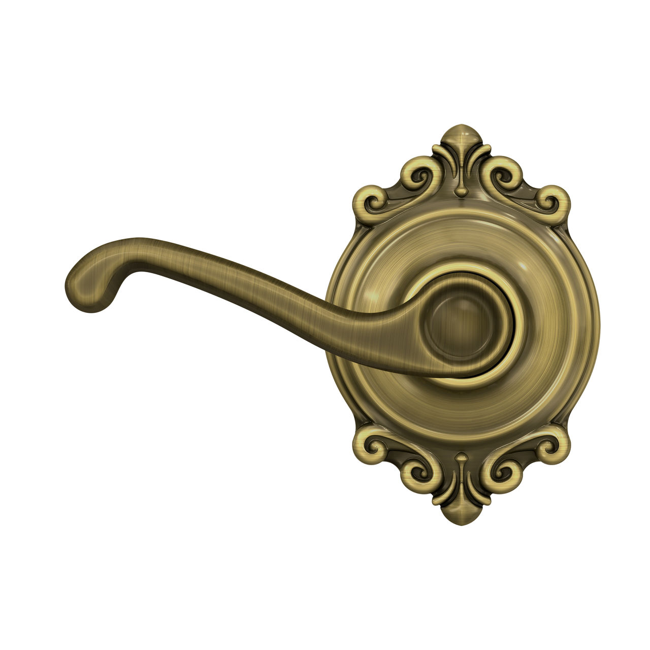 Serrure avec levier Flair et garniture Brookshire pour vestibule et garde-robe