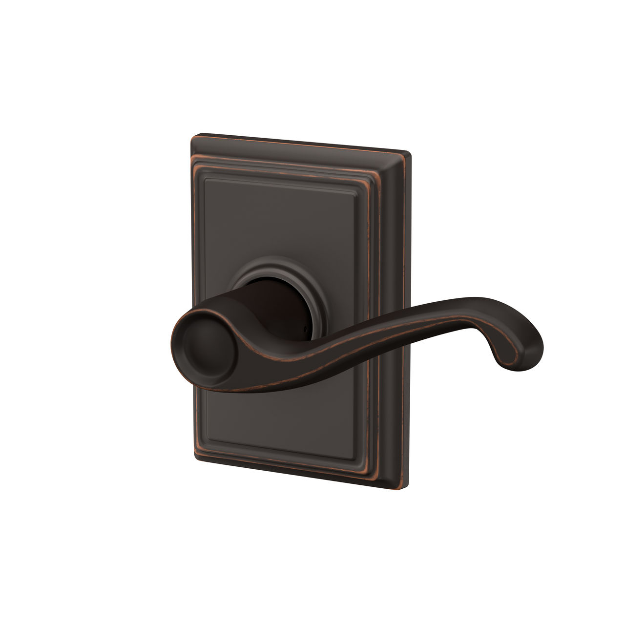 Serrure avec levier Flair et garniture Addison pour vestibule et garde-robe