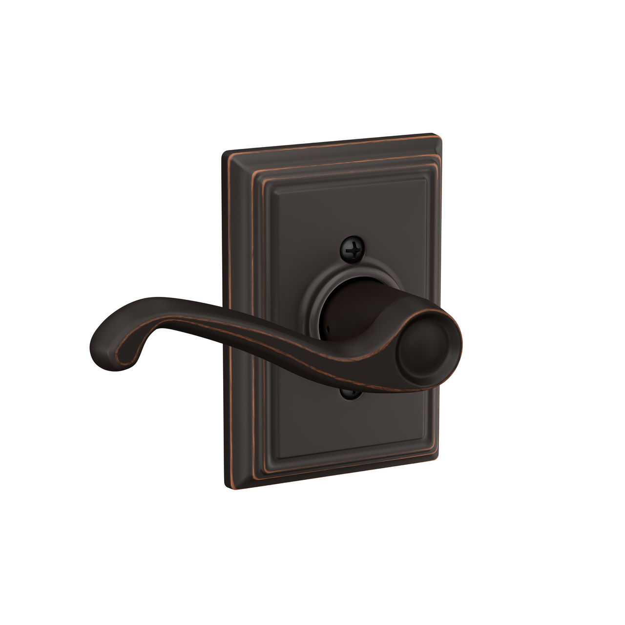 Serrure avec levier Flair et garniture Addison pour vestibule et garde-robe