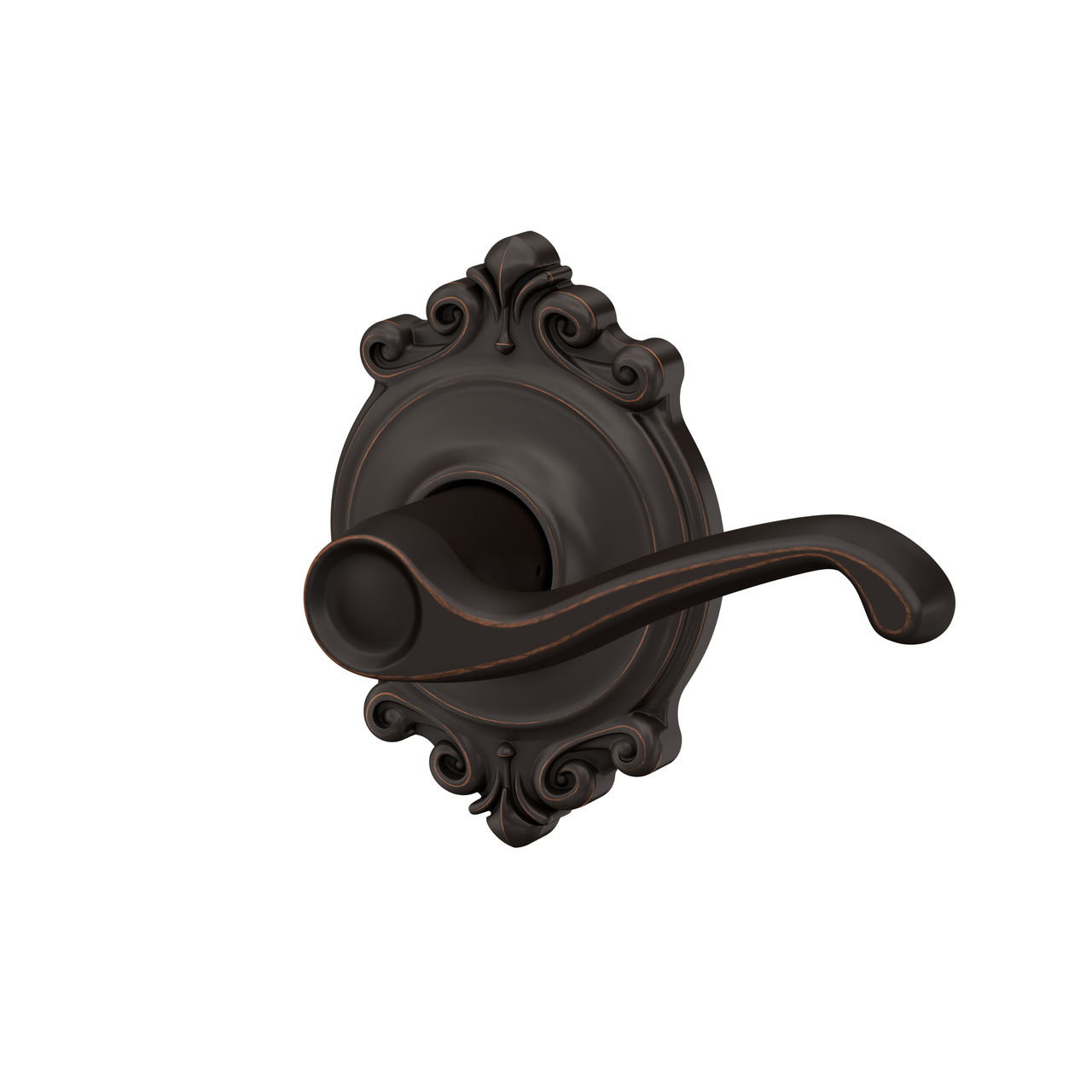Serrure avec levier Flair et garniture Brookshire pour vestibule et garde-robe