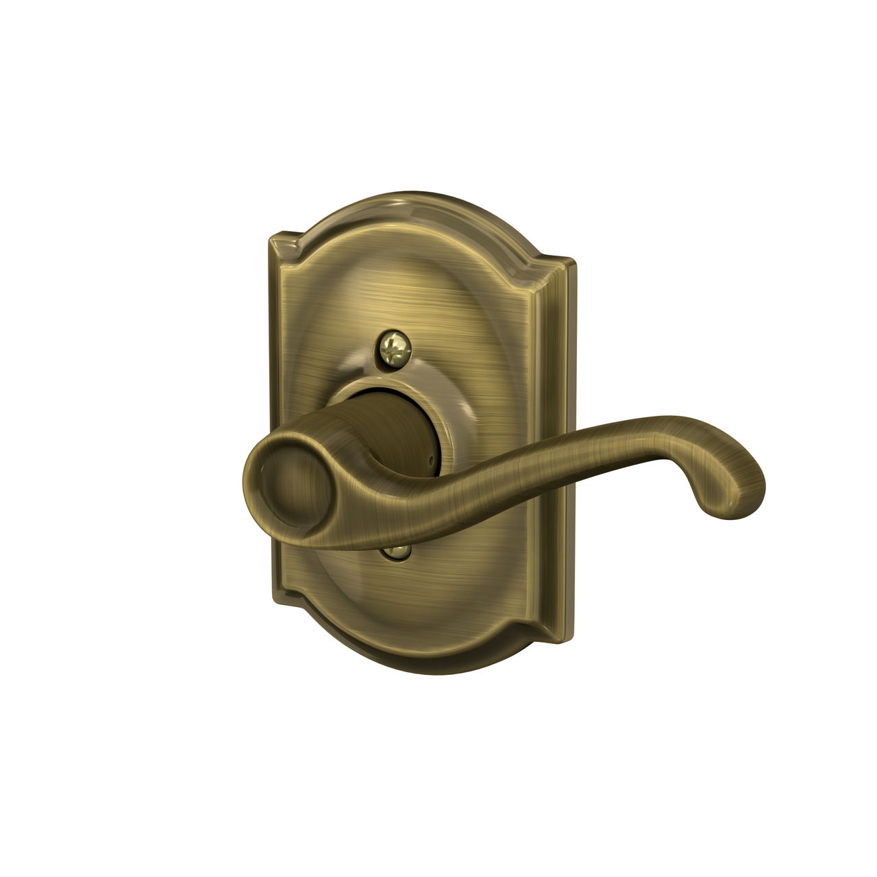 Serrure sans rotation avec levier Flair et garniture Camelot