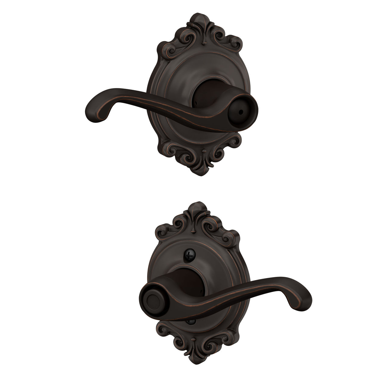 Flair Lever Bed & Bath Lock