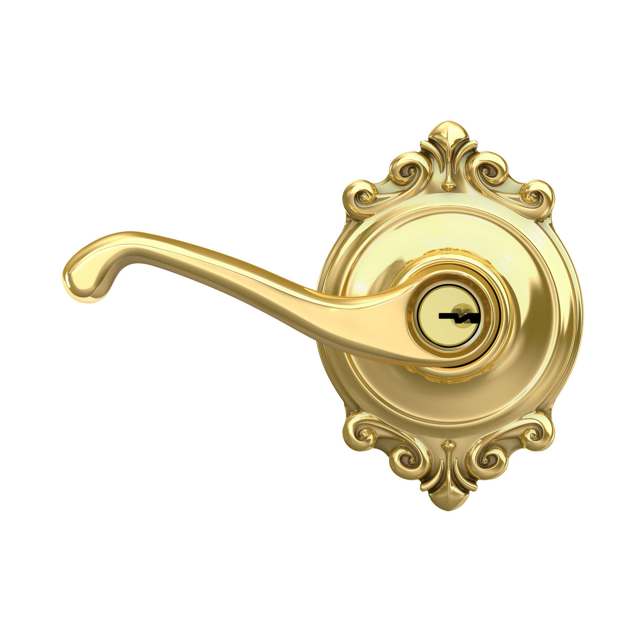 Flair Lever Keyed Entry Lock