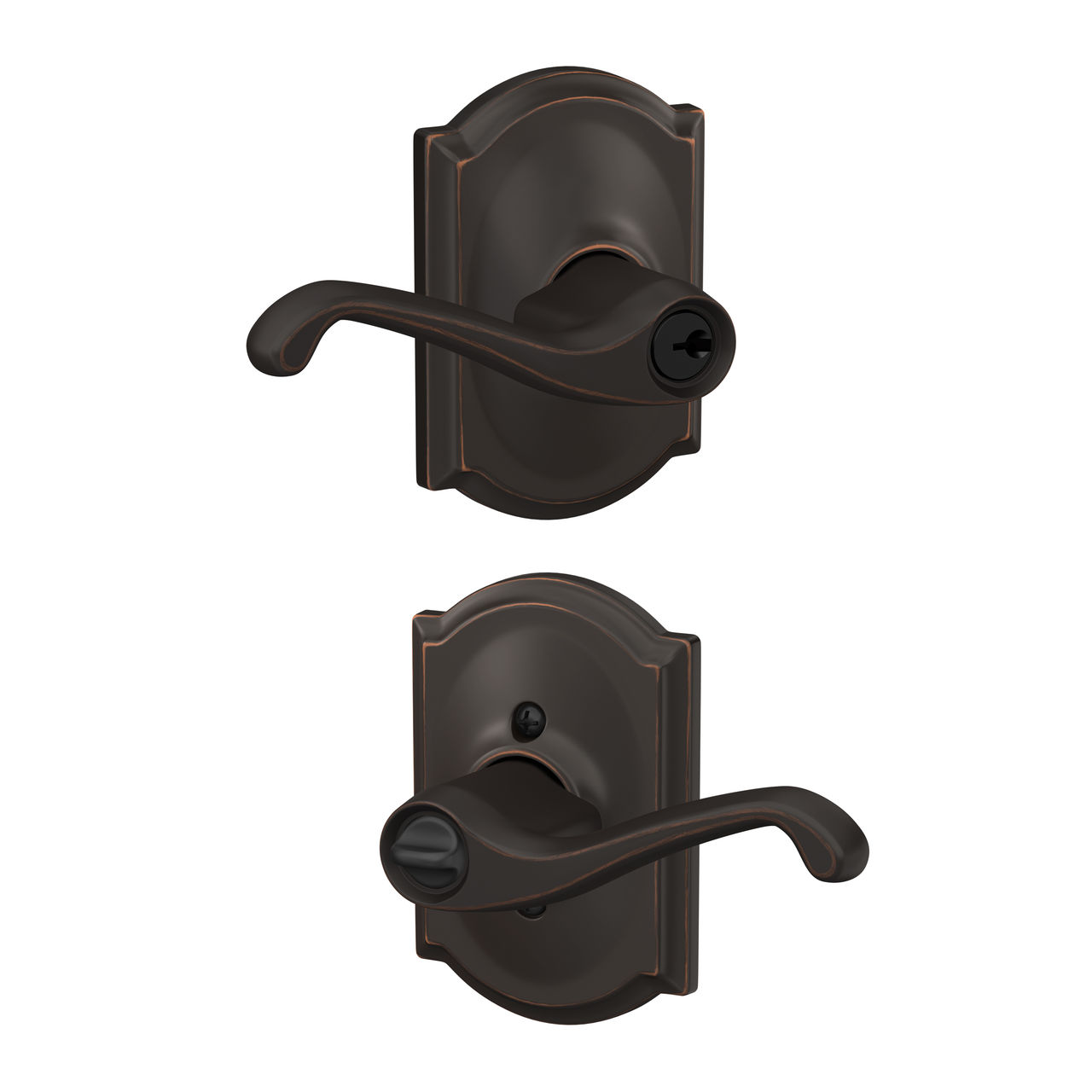 Flair Lever Keyed Entry Lock
