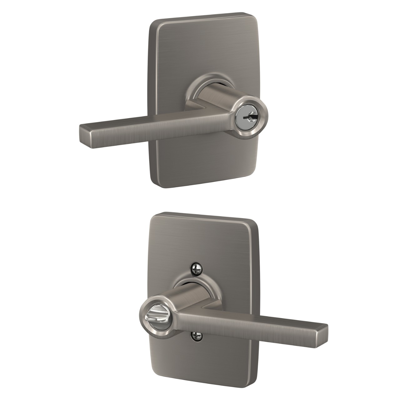 Latitude lever Keyed Entry lock