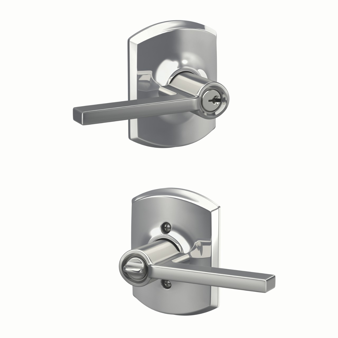 Latitude Lever Keyed Entry Lock