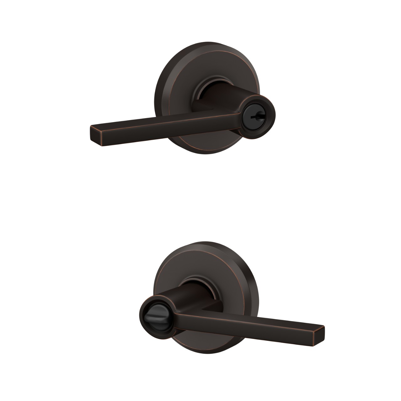 Latitude Lever Keyed Entry Lock