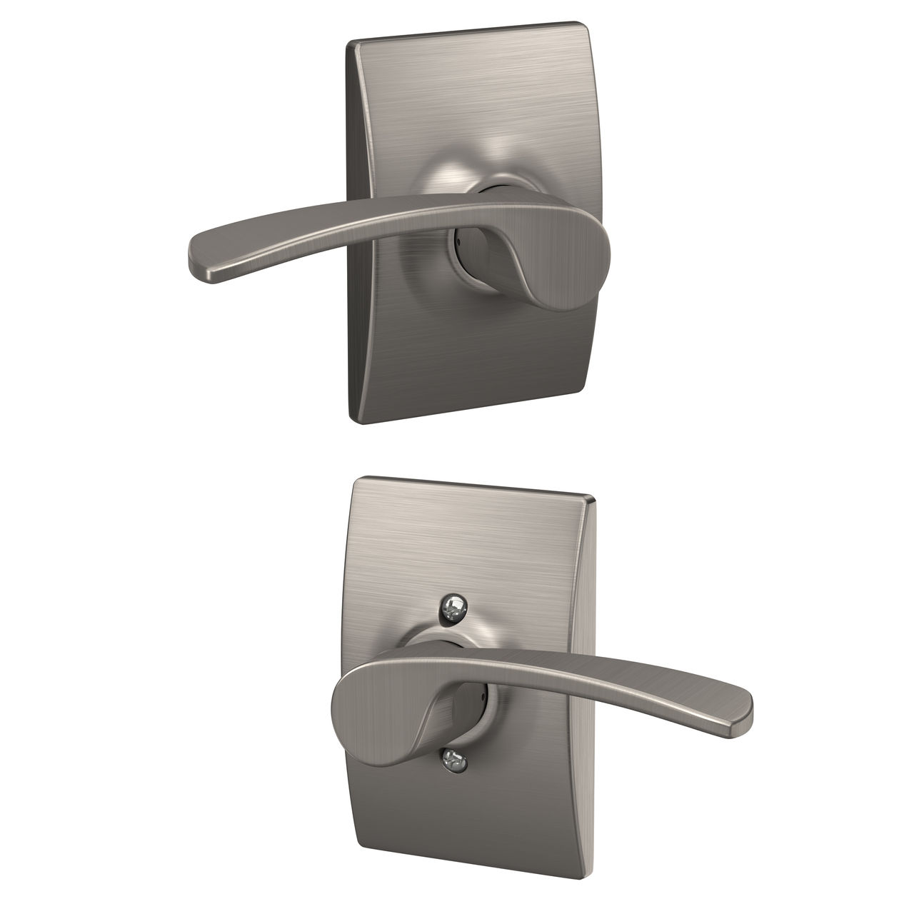 Serrure avec levier Merano et garniture Century pour vestibule et garde-robe