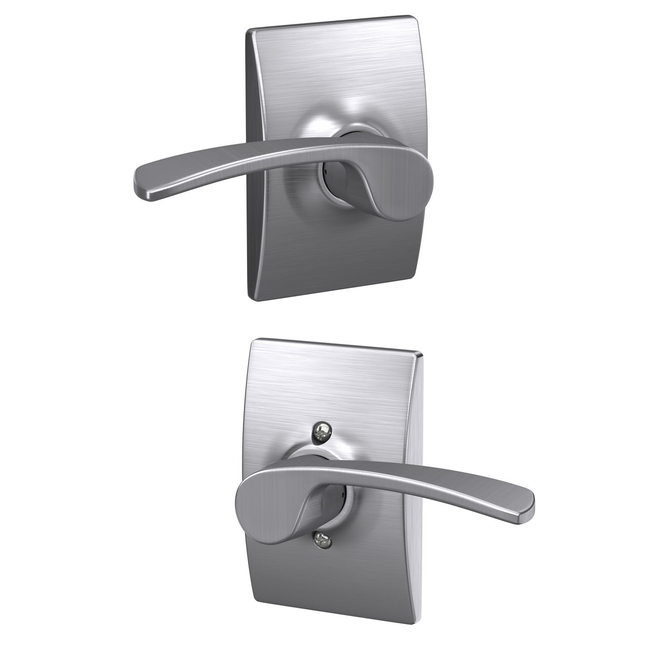 Serrure avec levier Merano et garniture Century pour vestibule et garde-robe