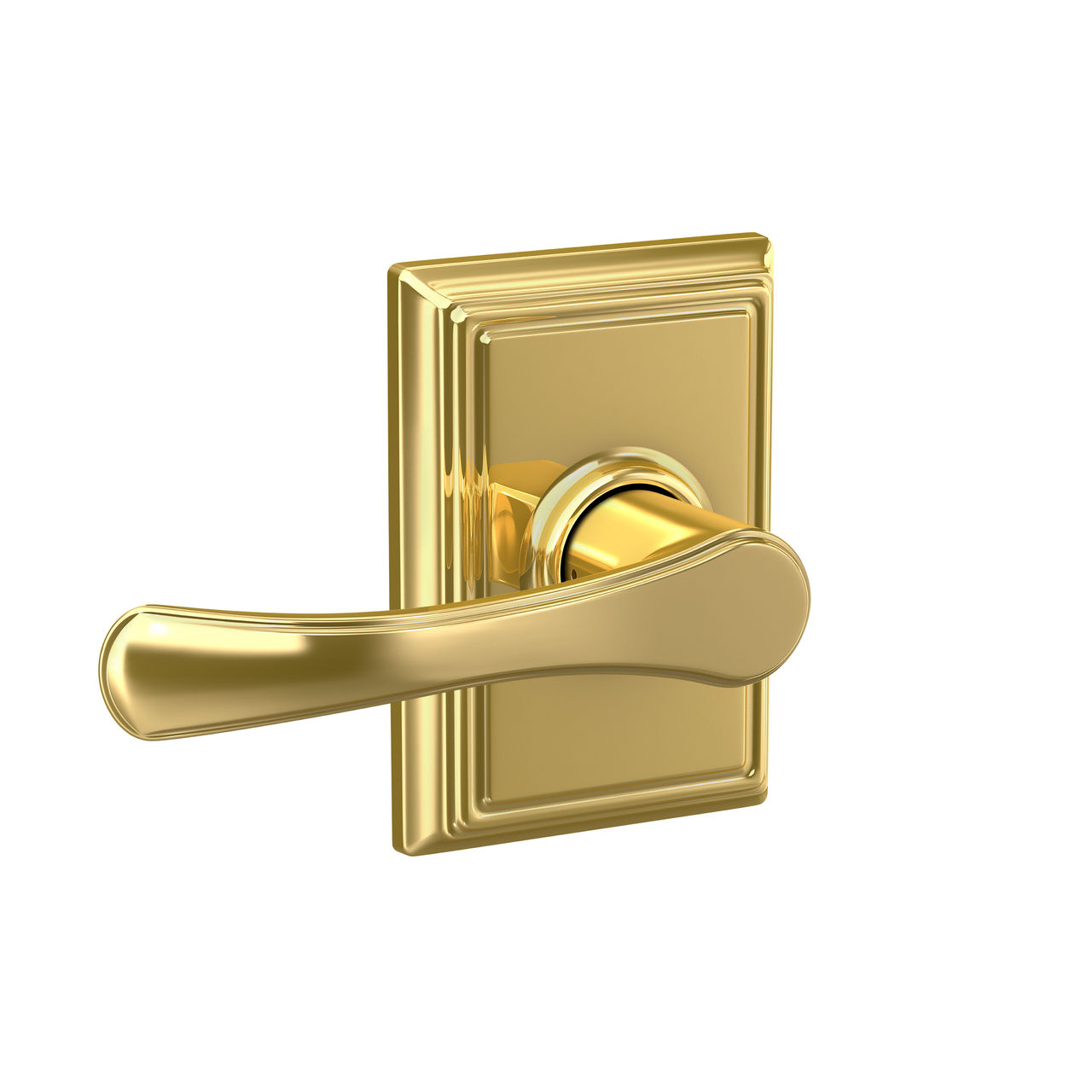 Serrure avec levier Avila et garniture Addison pour vestibule et garde-robe