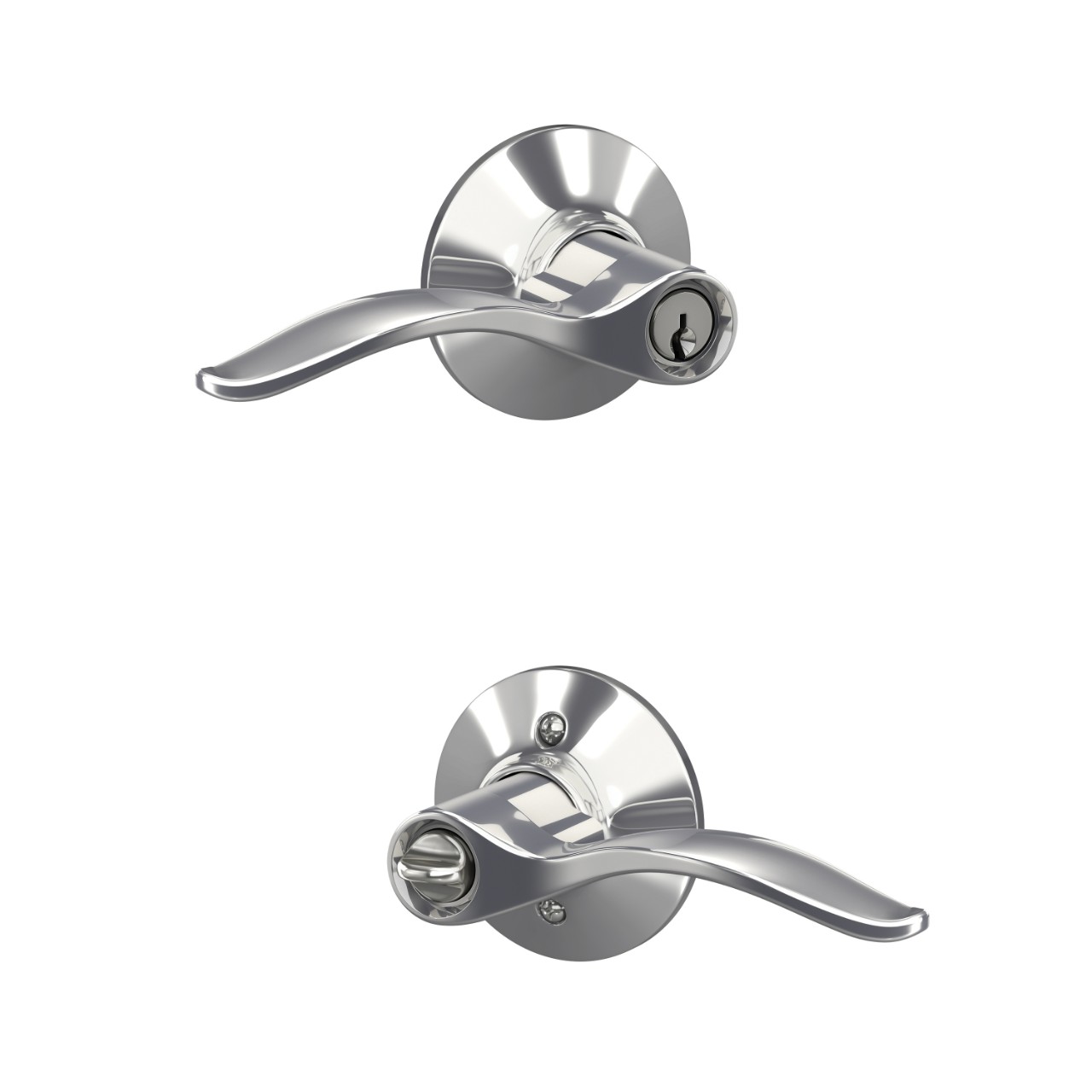 Pennant Lever Keyed Entry Lock