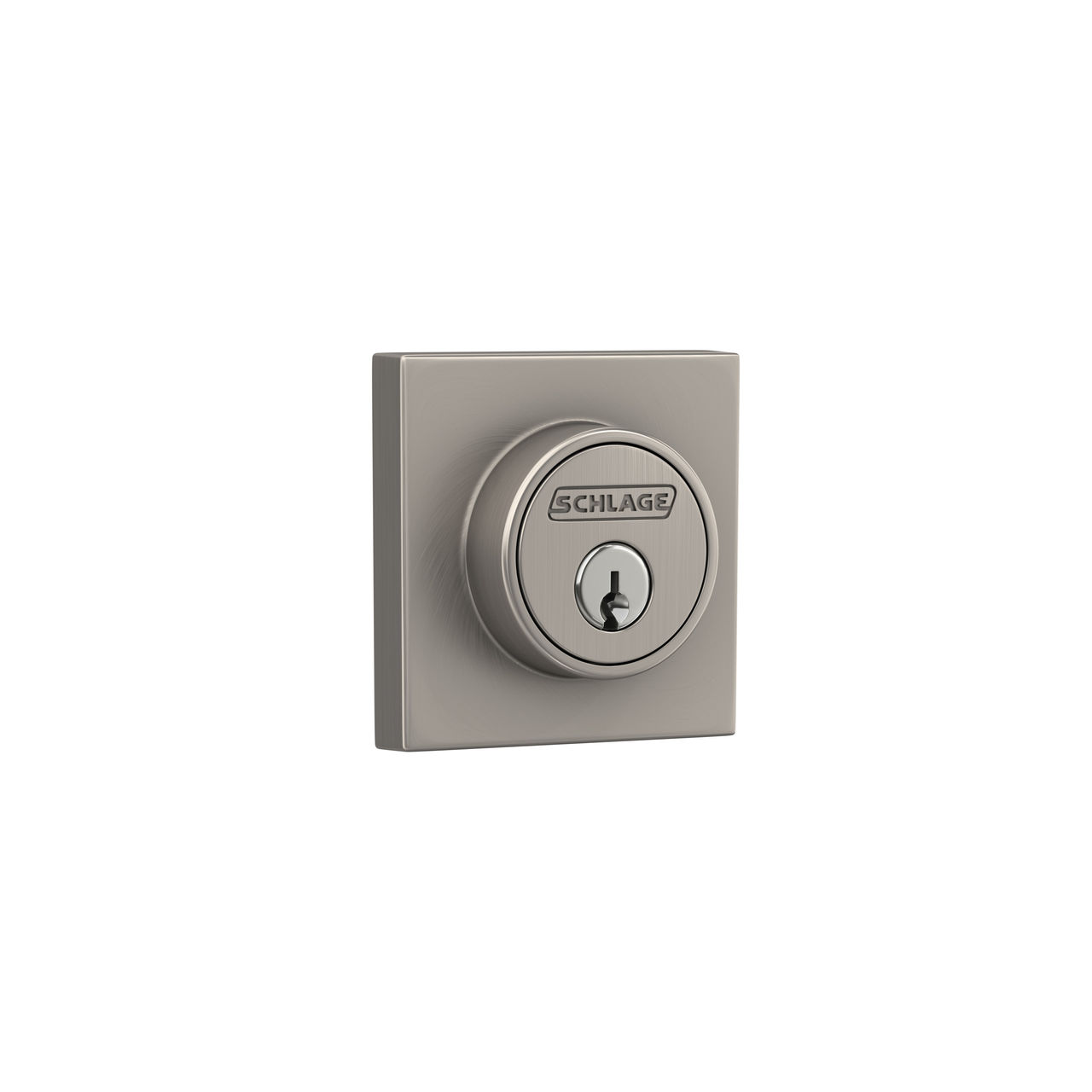 Schlage Home Essentials Exterior Door Deadbolt with Crawley Trim