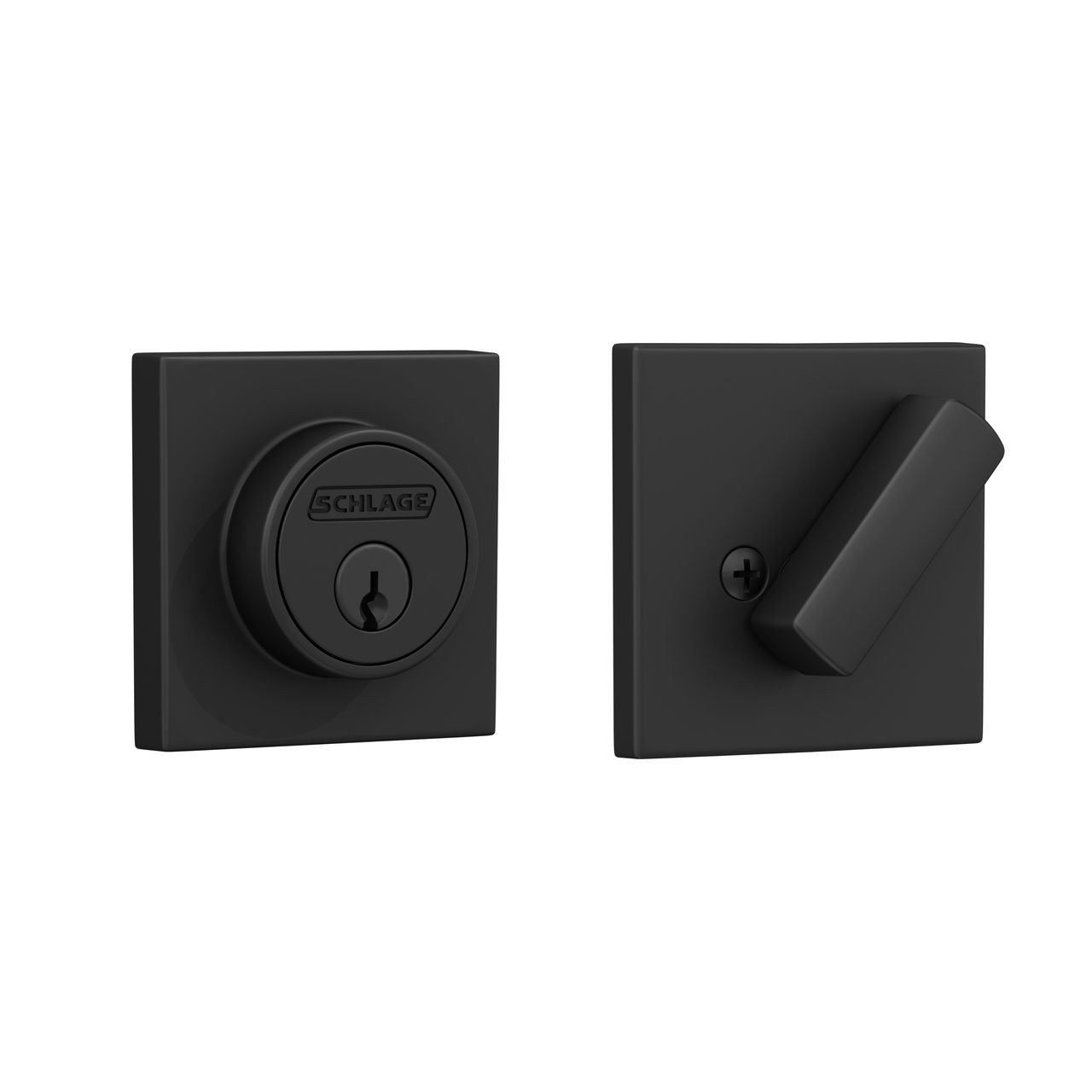 Schlage Home Essentials Exterior Door Deadbolt with Crawley Trim